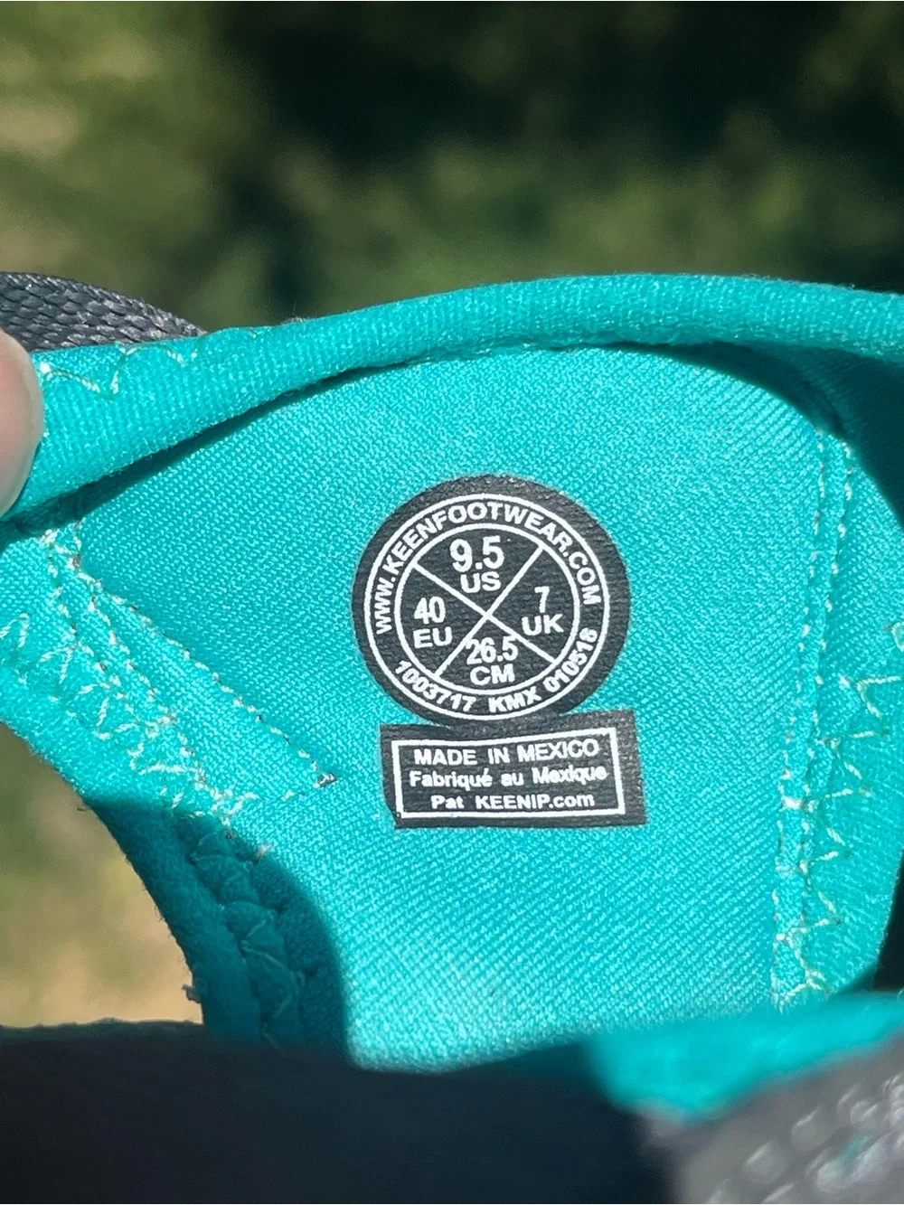 KEEN Whisper Waterproof Sport Sandals Gray Teal Womens 9.5 - Picture 8 of 8